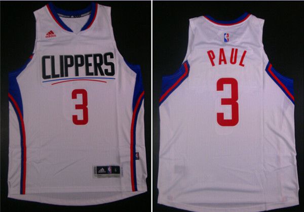 Men Los Angeles Clippers 3 Paul White Adidas NBA Jerseys